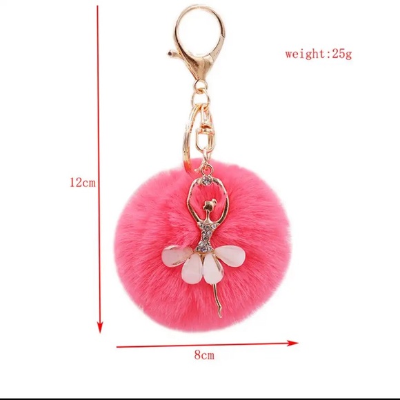 Ballerina Girl Keychain - Picture 2 of 3